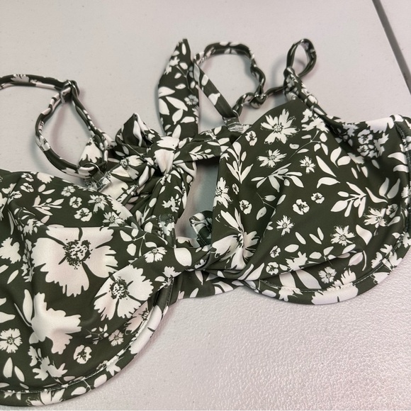 Zaful | Green Floral Bikini Set - Picture 6 of 6